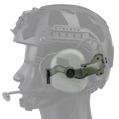 Кріплення WOSPORT тактичних навушників "Чебурашка" на шолом, HD-ACC-08-OD фото