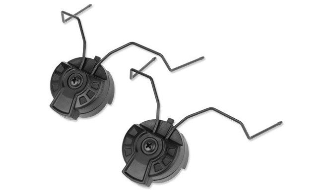 Комплект адаптерів для кріплення навушників на напрямні "лижі" шолома Earmor M11., EM-M11-ARC фото