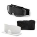Балістичні окуляри-маска ESS Profile TurboFan із лінзами: Прозора / Smoke Gray. Колір оправ: Чорний. ESS-740-0131 фото 8