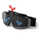 Балістичні окуляри-маска ESS Profile TurboFan із лінзами: Прозора / Smoke Gray. Колір оправ: Чорний. ESS-740-0131 фото 6