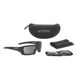 Балістичні, тактичні окуляри ESS Rollbar Silver Logo Kit із лінзами: Прозора / Smoke Gray. Колір оправ: Чорний. ESS-EE9018-03 фото 5