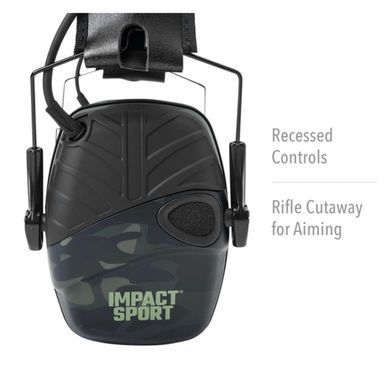 Активные защитные наушники Howard Leight Impact Sport R-02527 Black Multicam R-02527 фото Orkov.net