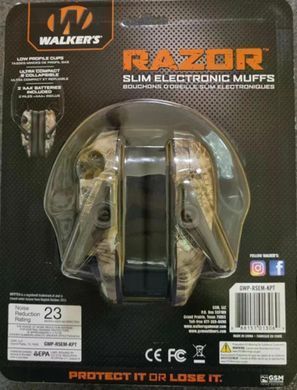 Активные наушники для стрельбы Walker's Razor Slim Kryptek (KPT) GWP-RSEM-KPT фото Orkov.net