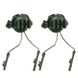 Комплект адаптерів для кріплення навушників на напрямні "лижі" шолома 19 ~ 21mm Wosport. HL-ACC-43-OD фото 1