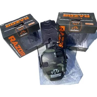 Активні захисні навушники Walker's Razor Slim MulticamBlack (MCCG) GWP-RSEM-MCCG фото Orkov.net