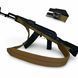 Ремінь триточковий збройовий RAGNAROK з широким наплічником KRAKEN carbine, Coyote KRAKEN-carbine4 фото Orkov.net
