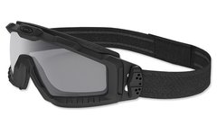 Балістичні окуляри-маска Oakley Alpha Halo Goggle Колір лінзи: Smoke Gray. Колір оправи: Matte Black.