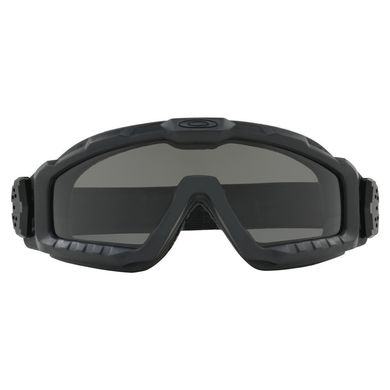 Балістичні окуляри-маска Oakley Alpha Halo Goggle Колір лінзи: Smoke Gray. Колір оправи: Matte Black., OKY-OO7065-01 фото
