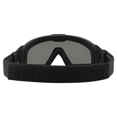 Баллистические очки-маска Oakley Alpha Halo Goggle Цвет линзы: Smoke Gray Цвет оправы: Matte Black., OKY-OO7065-01 фото