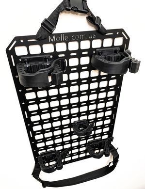 Тактический органайзер Molle Panel под оружие AK/AR-15 Full Чёрный Molle-MBF - 005 фото Orkov.net