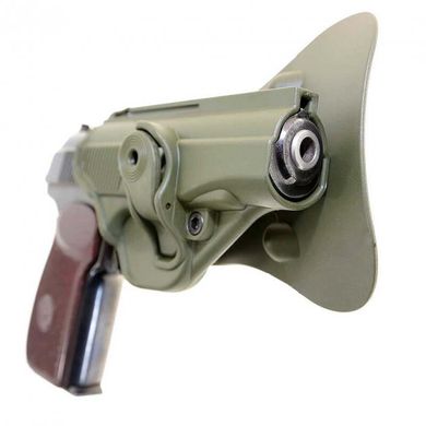 Жорстка полімерна поясна поворотна кобура IMI Defense для пістолета Макарова (ПМ) під праву руку., IMI-Z1320 фото