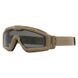 Балістичні окуляри-маска Oakley Alpha Halo Колір лінзи: Smoke Gray. Колір оправи: Terrain Tan. OKY-OO7065-03 фото 2
