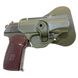 Жесткая полимерная поясная поворотная кобура IMI Defense для пистолетa Макарова (ПМ) под правую руку. IMI-Z1320 фото 4