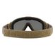 Балістичні окуляри-маска Oakley Alpha Halo Колір лінзи: Smoke Gray. Колір оправи: Terrain Tan. OKY-OO7065-03 фото 4