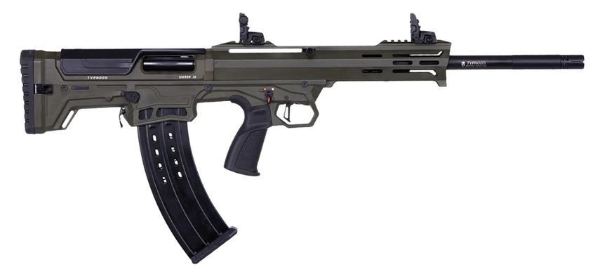 Винтовка Typhoon Sierra OD Green S кал. 12/76. Ствол - 55 см. Olive Drab Green Typhoon-23180113 фото Orkov.net