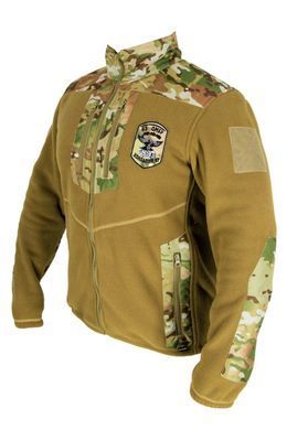 M-GEAR Кофта військова 93ОМБР ворон fleece койот cordura mc