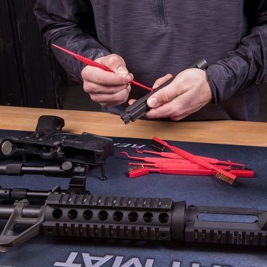 Набір щіток Real Avid для чищення пістолетів Accu-Grip Picks & Brushes. Червоний AVPBS фото Orkov.net