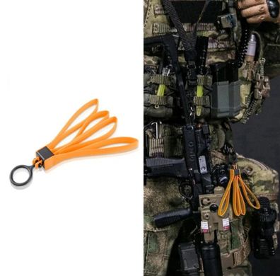 Тактические пластиковые наручники. Китай, Handcuffs-Orange фото