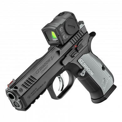 Спортивный пистолет CZ SHADOW 2 COMPACT OR 9x19MM 17+2 RND Чёрный CZ-2008623 фото Orkov.net