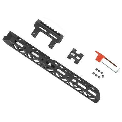 Цівка CRC-1U004A-MIL M-LOK алюміній довга з короткою накладкою для АК-74, АКМ, АКС-74 CRC-1U004A-MIL-BLK фото Orkov.net