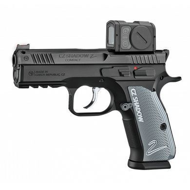 Спортивный пистолет CZ SHADOW 2 COMPACT OR 9x19MM 17+2 RND Чёрный CZ-2008623 фото Orkov.net