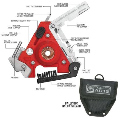 Мультитул Real Avid Carbon Boss® для чистки карабинов AR-15., AVCARBAR15 фото