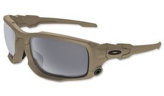 Балістичні, тактичні окуляри Oakley Shocktube Колір лінзи: Smoke Gray. Колір оправи: Terrain Tan., OKY-OO9329-04 фото