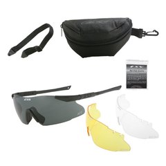 Балістичні тактичні окуляри ESS - ICE 3LS зі змінними лінзами: Прозора/Smoke Gray/Hi-Def Yellow, ESS740-0019 фото