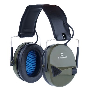 Тактичні навушники з активним шумоподаленням Earmor M30-BК., M30-FG фото