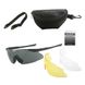 Баллистические, тактические очки ESS - ICE 3LS с линзами: Прозрачная / Smoke Gray/Hi-Def Yellow. ESS740-0019 фото 1