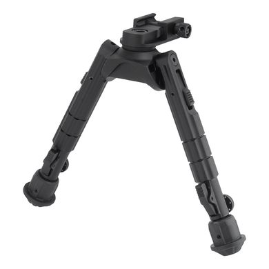 Сошки UTG - Bipod Recon 360 TL 7" - 9" дюймів з кріпленням на планку на Пікатінні, TL-BP01-B фото