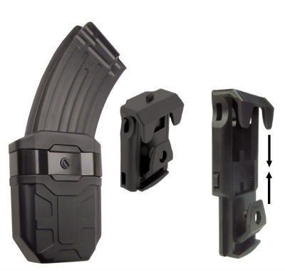 Подсумок ESP для магазинов AK-47 с ременным креплением типа UBC-01., ESP-MH-04-AK-BK фото