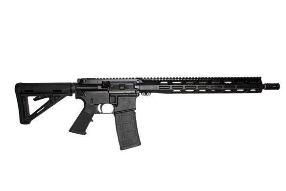 Карабін AR-15 MILICON Spartan 16" калібр 223Rem/5,56x45 mm NATO. Чорний MRS2-BLK фото Orkov.net