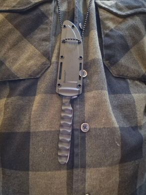 Нож шейный фиксированный Cold Steel Tokyo Spike Чёрный