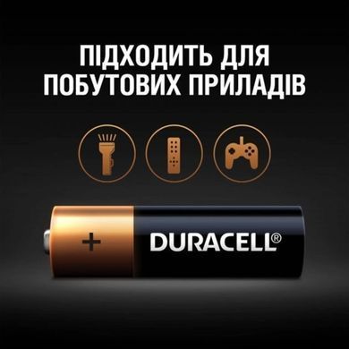 Щелочные батарейки Duracell Simply Alkaline LR03 AAA 1.5V 2 шт. DUR-SMPL-AAA-2 фото Orkov.net