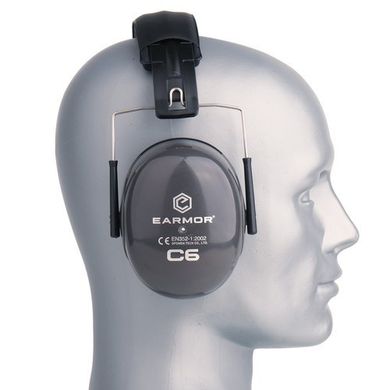 Пасивні тактичні навушники Earmor C6., C6-28NRR-C6A фото