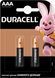 Щелочные батарейки Duracell Simply Alkaline LR03 AAA 1.5V 2 шт. DUR-SMPL-AAA-2 фото Orkov.net 1/3