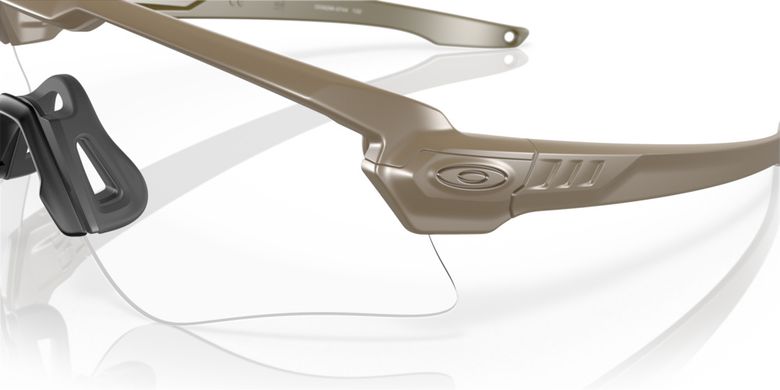 Баллистические, тактические очки Oakley SI Ballistic M Frame Alpha с линзами: Прозрачная/Smoke Gray. Цвет оправы: Terrain Tan., OKY-OO9296-07 фото