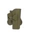 Жорстка полімерна поясна кобура кобура AMOMAX для пістолетів Glock 19/23/32/19X під праву руку., AM-G19G2F фото