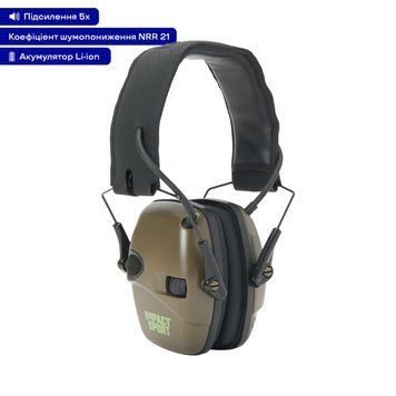Активные защитные наушники Howard Leight Impact Sport R-02548 Bluetooth R-02548 фото Orkov.net