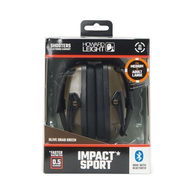 Активні захисні навушники Howard Leight Impact Sport R-02548 Bluetooth R-02548 фото Orkov.net