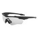 Баллистические, тактические очки ESS Crossblade со сменными линзами: Прозрачная/Smoke Gray. Цвет оправы: Черный. ESS-EE9032-02 фото 1