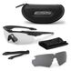 Балістичні, тактичні окуляри ESS Crossblade зі змінними лінзами: Прозора/Smoke Gray. Колір оправи: Чорний. ESS-EE9032-02 фото 3