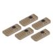 Полімерні захисні накладки Strike Idustries на цівку M-LOK/KeyMod (5 шт)., SI-LINK-COVER-FDE фото
