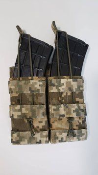 Мягкий подсумок для двух магазинов АК/АR EastGear Pixel 4300062 Пиксель UA-Soft-Pixel фото Orkov.net