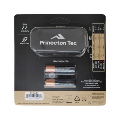 Фонарь налобный Princeton Tec Byte Black 200lm