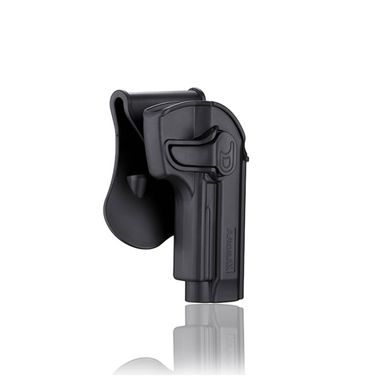 Жесткая полимерная поясная кобура AMOMAX для пистолетов Beretta 92, 92FS, M9 под правую руку., AM-T92G2 фото