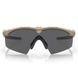 Балістичні тактичні окуляри Oakley SI Ballistic M Frame 3.0 Колір лінзи: Smoke Gray. Колір оправ: Dark Bone. OKY-OO9146-05 фото 6