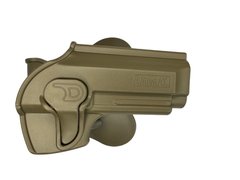 Жорстка полімерна поясна кобура кобура AMOMAX для пістолетів Beretta 92, 92FS, M9 під праву руку., AM-T92G2F фото