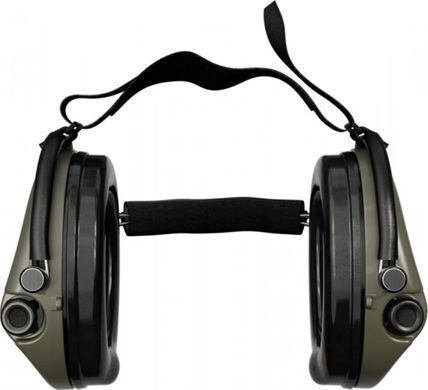 Активные наушники для стрельбы Sordin Supreme Pro-X Neckband Olive с задним держателем под шлем 76302-X-S фото Orkov.net